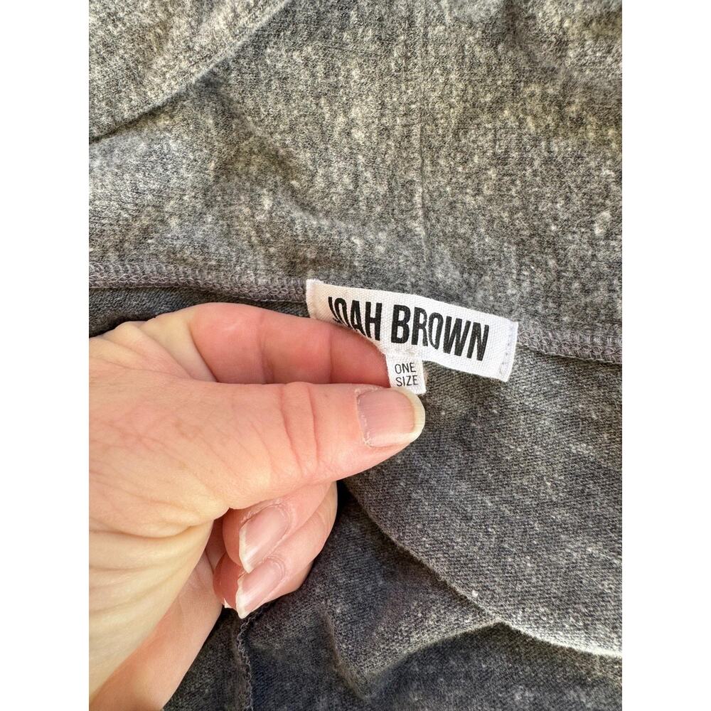 Joah Brown Gray Open-Front Cozy Cardigan - Picture 5 of 9